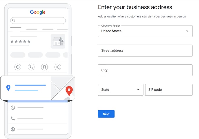 GBP - Enter Address