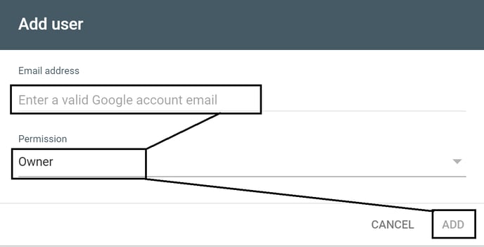 GSC - Add Email ID